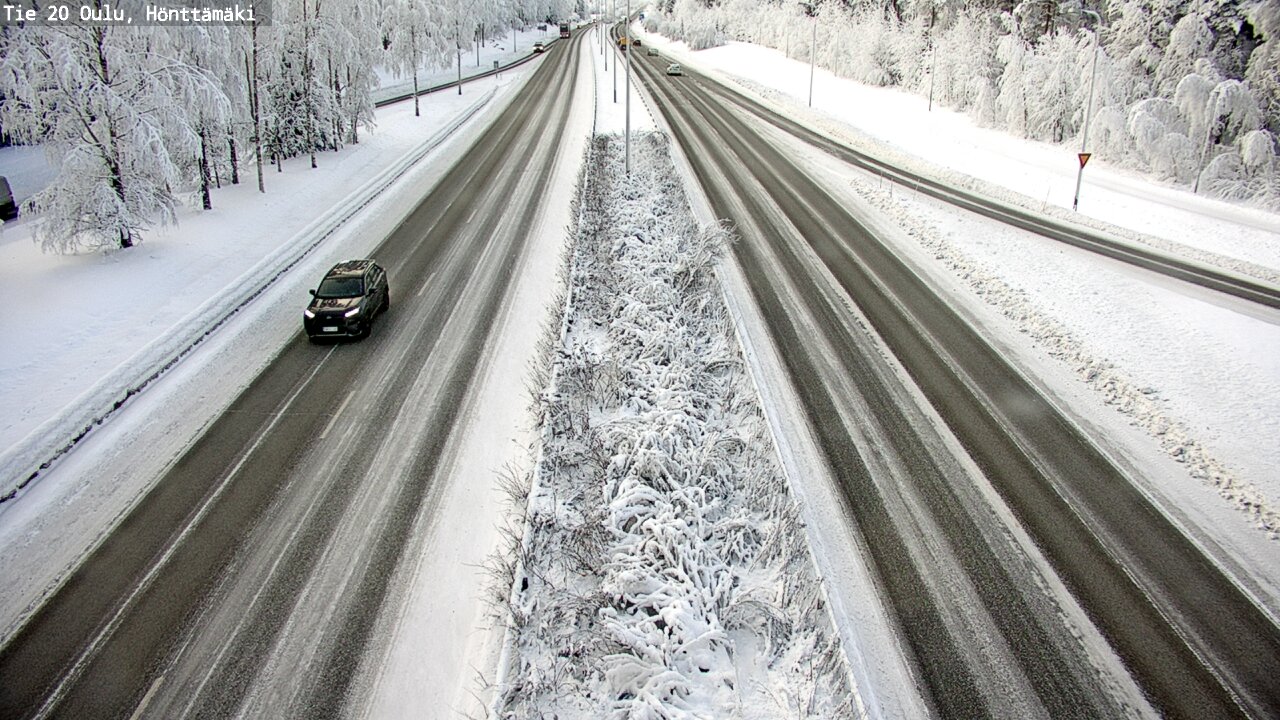Weather Camera Image Road 20 Oulu, Hönttämäki, Oulu, Pohjois-Pohjanmaa