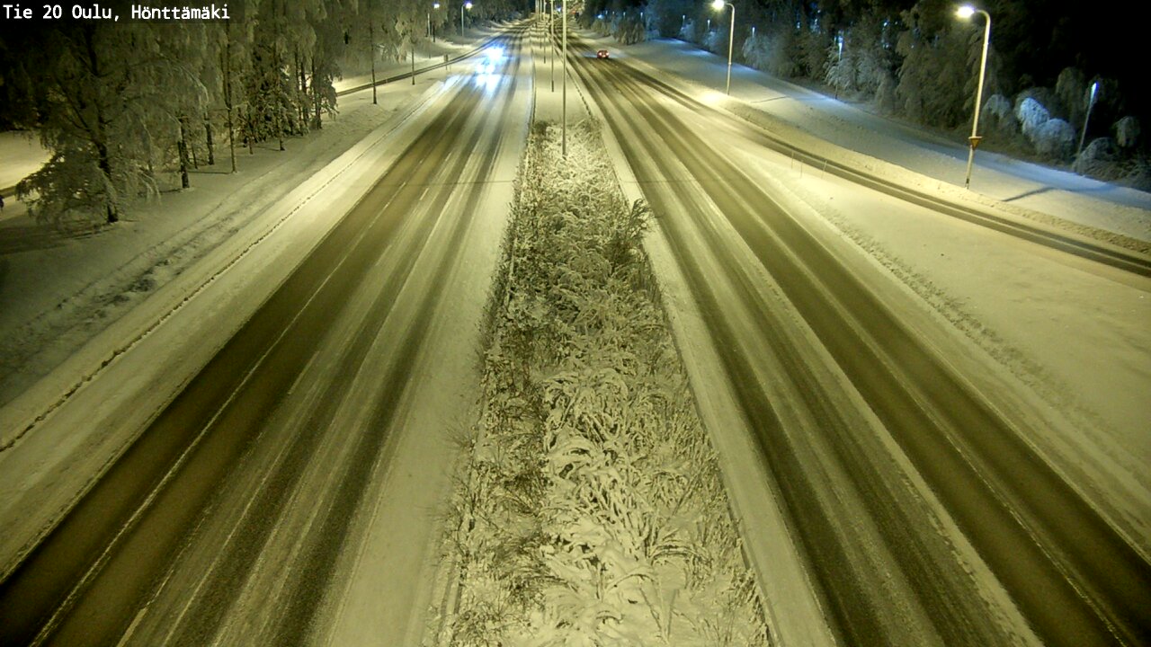 Kelikamerat Kuva Tie 20 Oulu, Hönttämäki, Oulu, Pohjois-Pohjanmaa