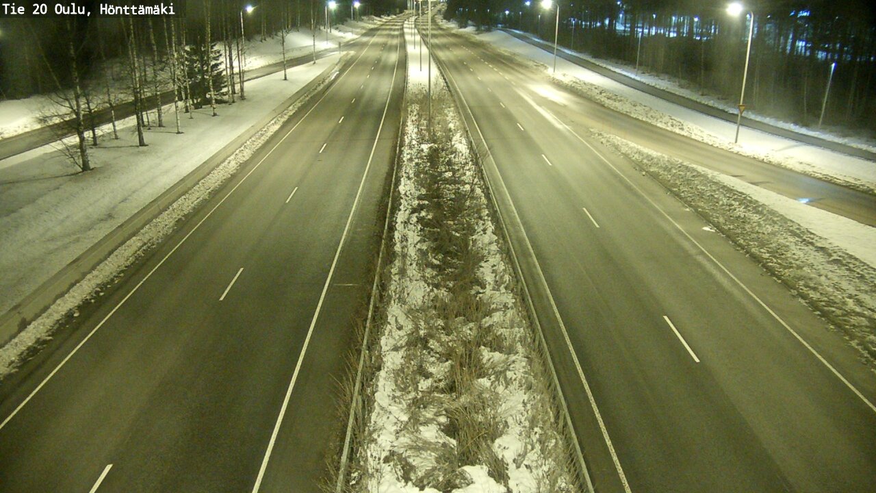 Kelikamerat Kuva Tie 20 Oulu, Hönttämäki, Oulu, Pohjois-Pohjanmaa