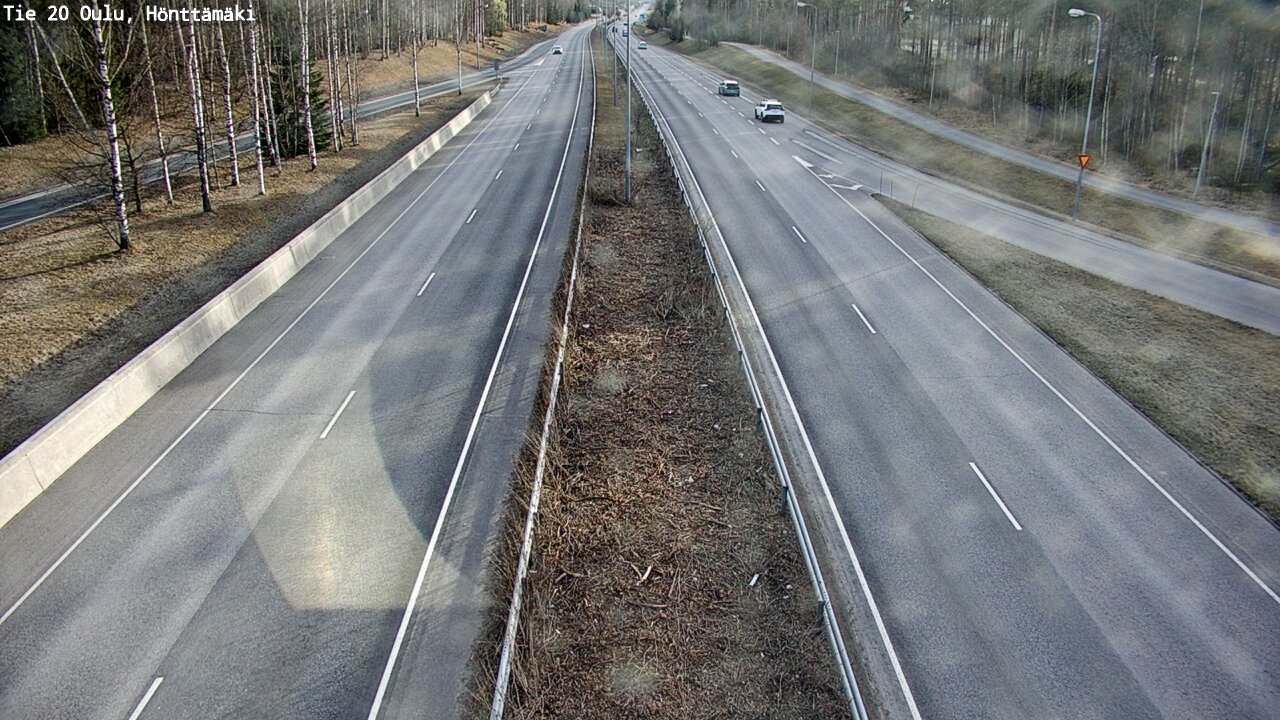 Weather Camera Image Road 20 Oulu, Hönttämäki, Oulu, Pohjois-Pohjanmaa