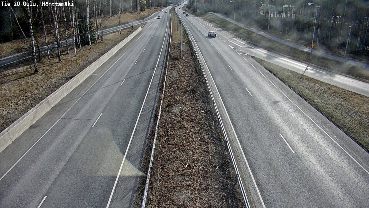 Weather Camera Image Road 20 Oulu, Hönttämäki, Oulu, Pohjois-Pohjanmaa
