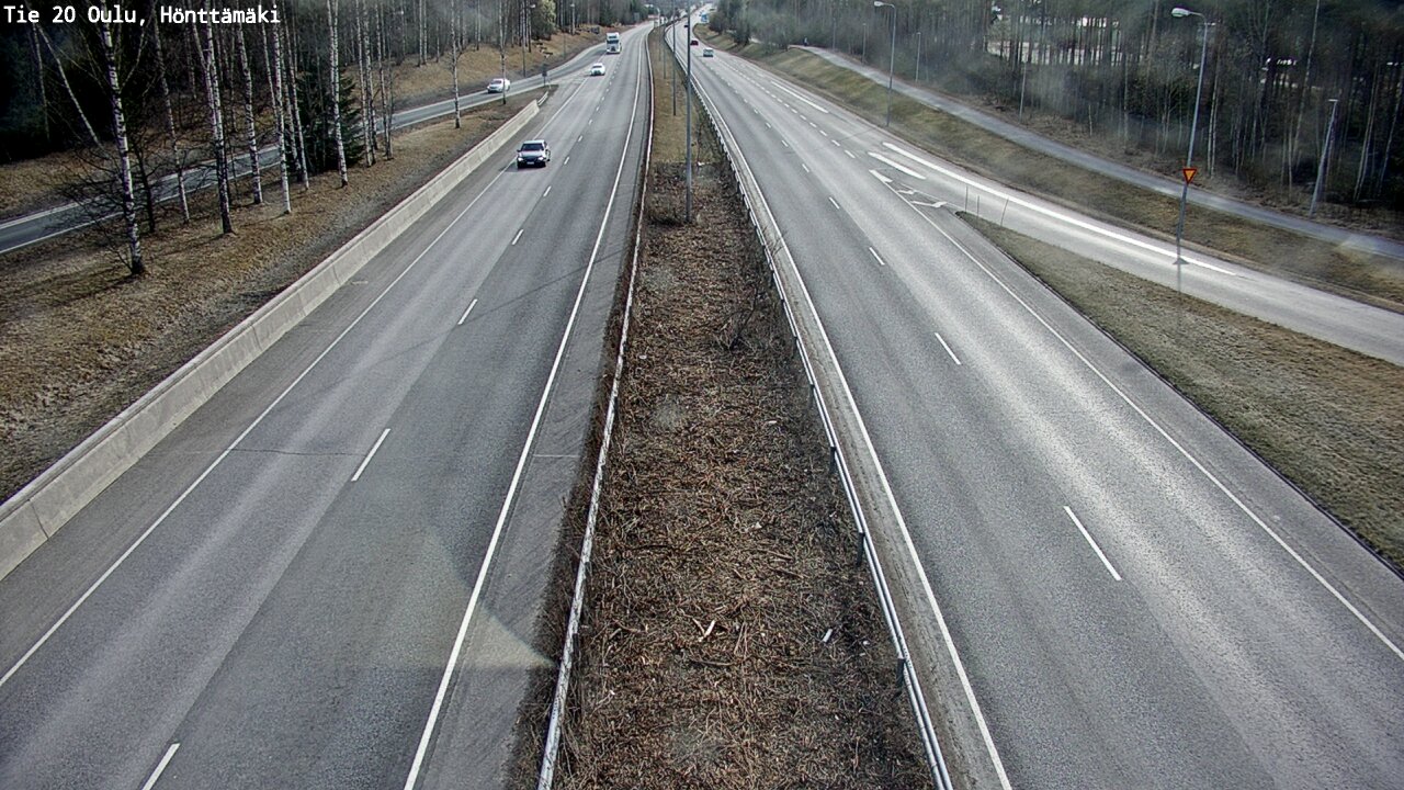 Weather Camera Image Road 20 Oulu, Hönttämäki, Oulu, Pohjois-Pohjanmaa