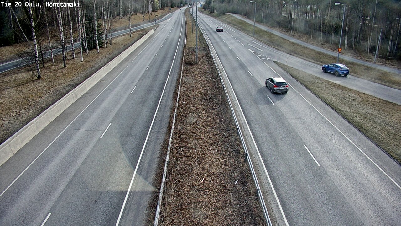 Weather Camera Image Road 20 Oulu, Hönttämäki, Oulu, Pohjois-Pohjanmaa
