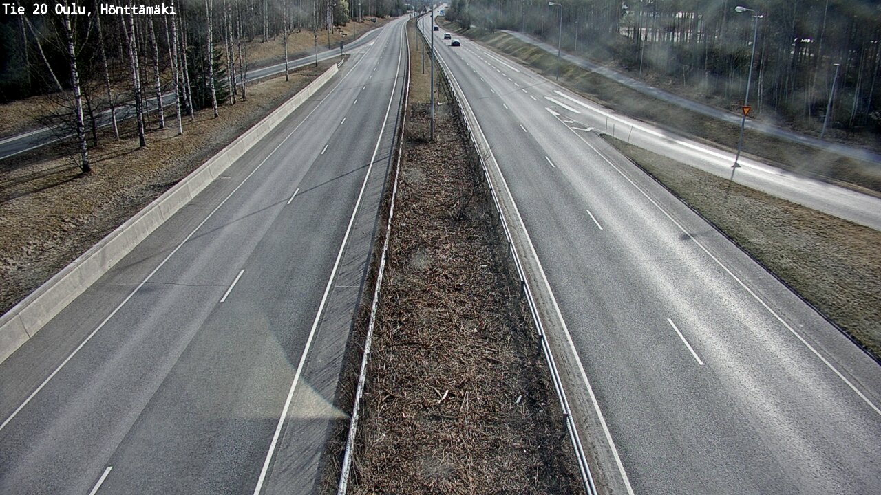 Weather Camera Image Road 20 Oulu, Hönttämäki, Oulu, Pohjois-Pohjanmaa