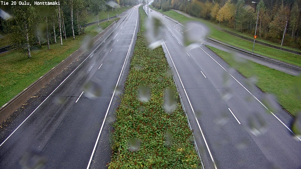 Weather Camera Image Road 20 Oulu, Hönttämäki, Oulu, Pohjois-Pohjanmaa
