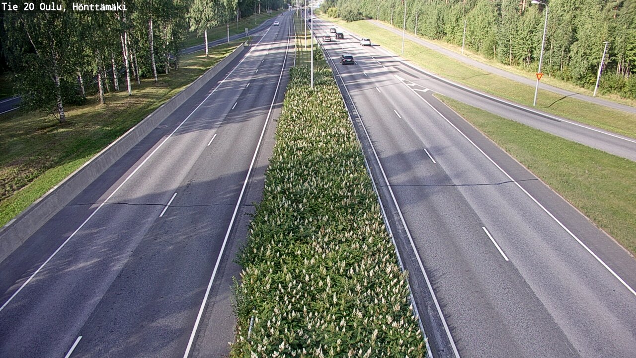 Weather Camera Image Road 20 Oulu, Hönttämäki, Oulu, Pohjois-Pohjanmaa