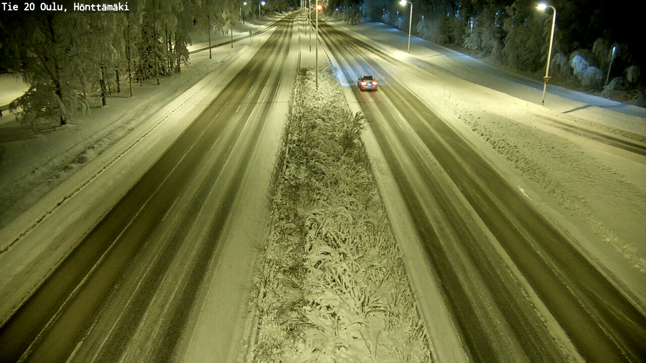 Kelikamerat Kuva Tie 20 Oulu, Hönttämäki, Oulu, Pohjois-Pohjanmaa