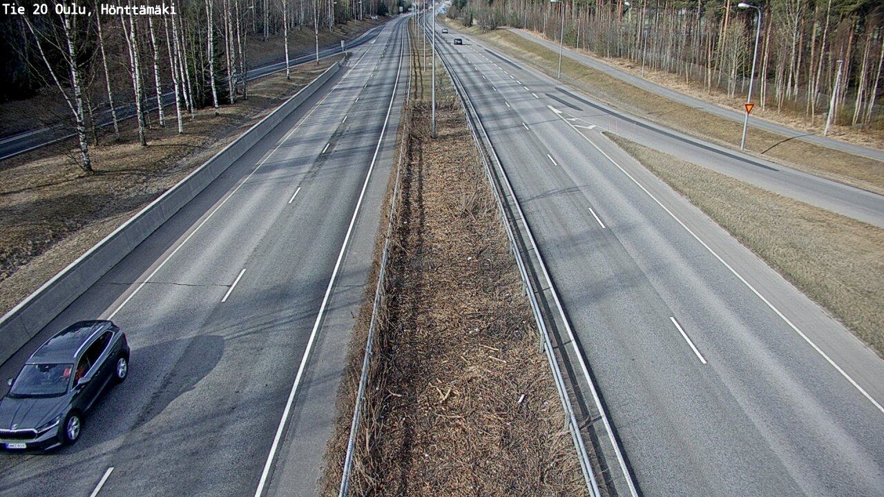 Weather Camera Image Road 20 Oulu, Hönttämäki, Oulu, Pohjois-Pohjanmaa