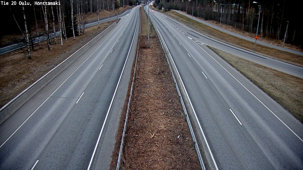 Weather Camera Image Road 20 Oulu, Hönttämäki, Oulu, Pohjois-Pohjanmaa