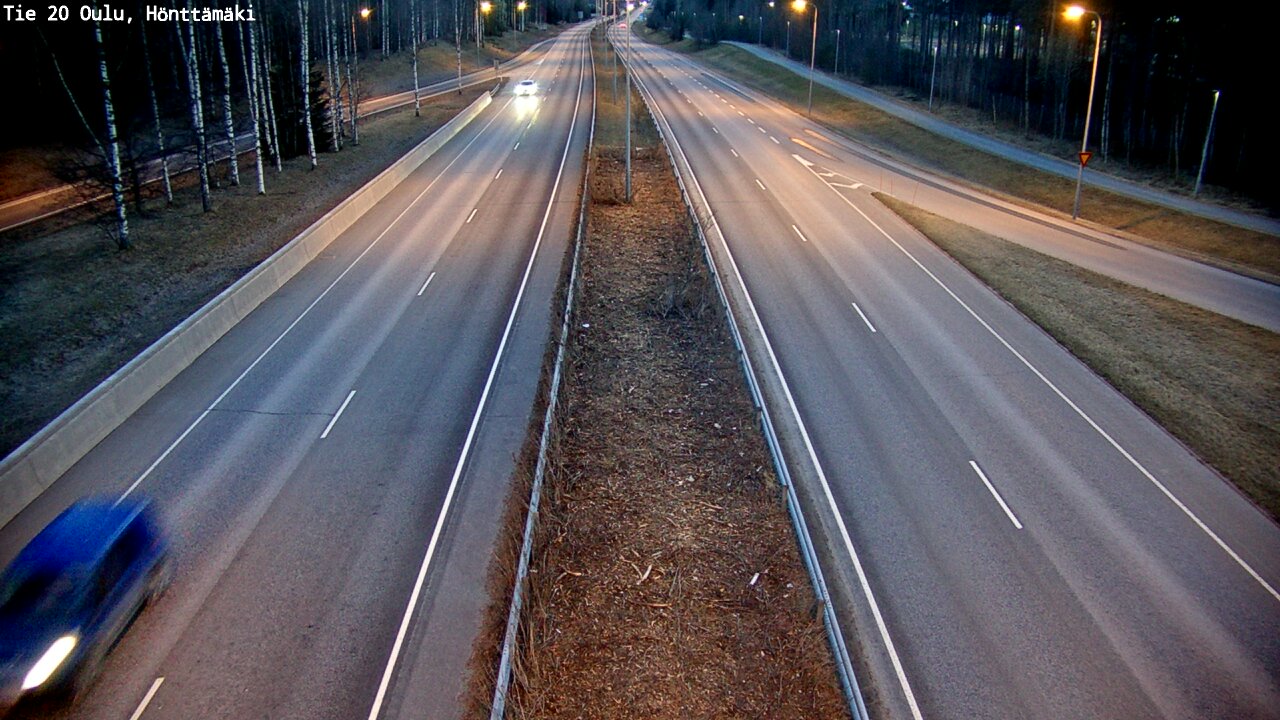 Weather Camera Image Road 20 Oulu, Hönttämäki, Oulu, Pohjois-Pohjanmaa