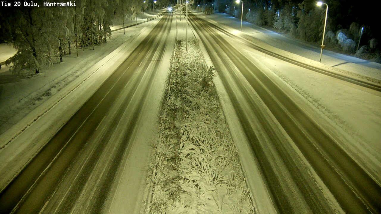 Kelikamerat Kuva Tie 20 Oulu, Hönttämäki, Oulu, Pohjois-Pohjanmaa