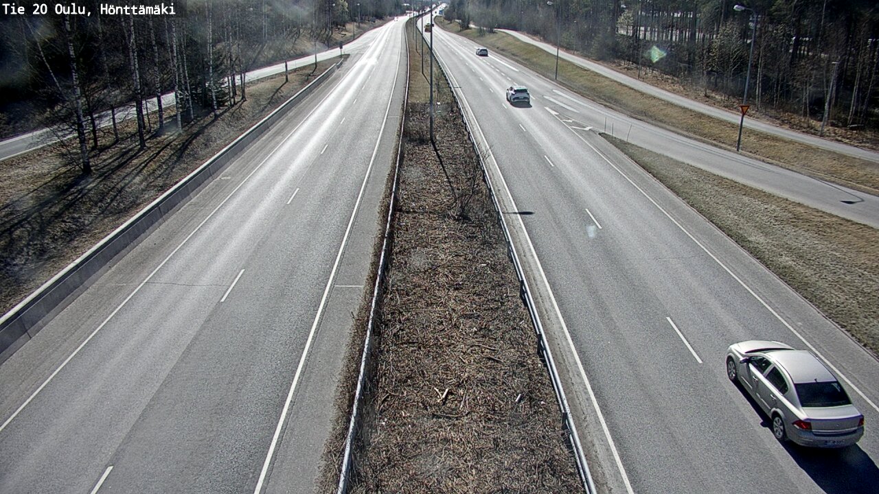 Weather Camera Image Road 20 Oulu, Hönttämäki, Oulu, Pohjois-Pohjanmaa