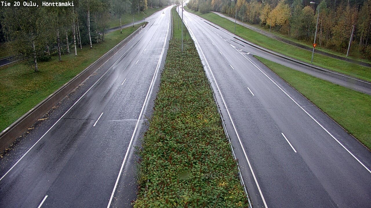 Weather Camera Image Road 20 Oulu, Hönttämäki, Oulu, Pohjois-Pohjanmaa