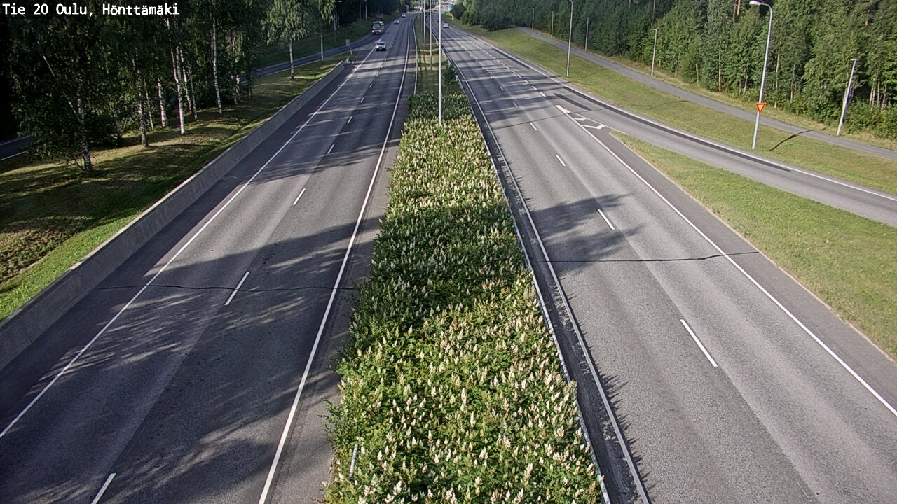 Weather Camera Image Väg 20 Oleåborg, Hönttämäki, Oulu, Pohjois-Pohjanmaa