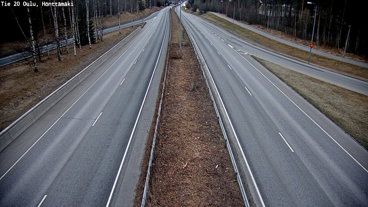 Weather Camera Image Road 20 Oulu, Hönttämäki, Oulu, Pohjois-Pohjanmaa