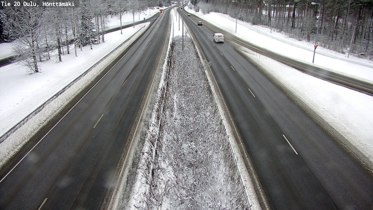 Weather Camera Image Väg 20 Oleåborg, Hönttämäki, Oulu, Pohjois-Pohjanmaa