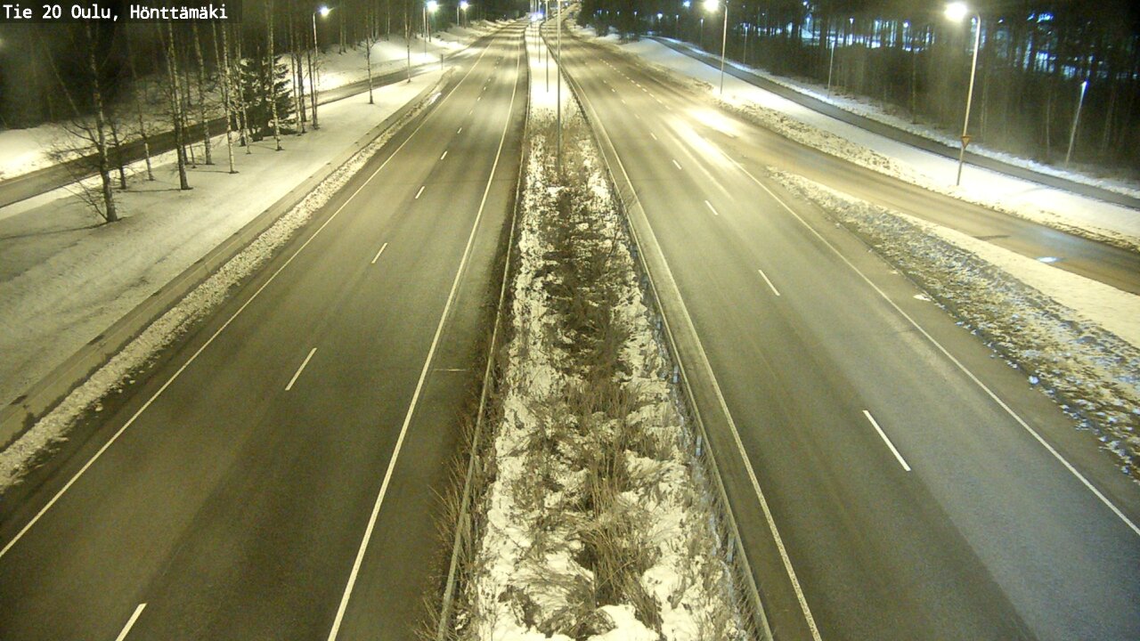 Kelikamerat Kuva Tie 20 Oulu, Hönttämäki, Oulu, Pohjois-Pohjanmaa