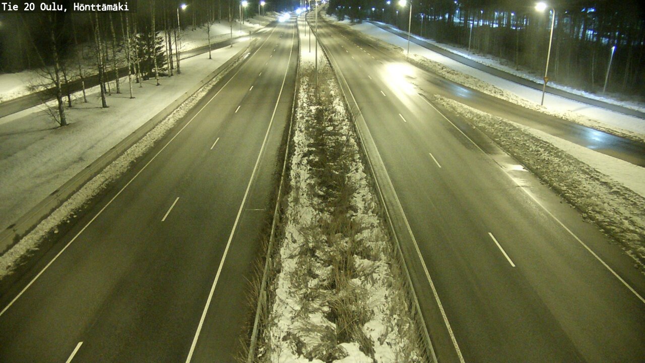 Kelikamerat Kuva Tie 20 Oulu, Hönttämäki, Oulu, Pohjois-Pohjanmaa