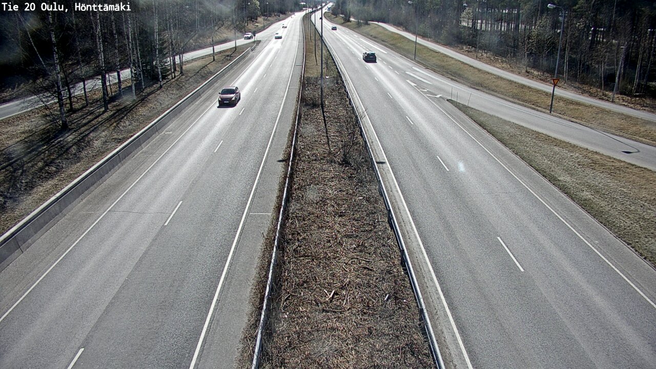 Weather Camera Image Road 20 Oulu, Hönttämäki, Oulu, Pohjois-Pohjanmaa