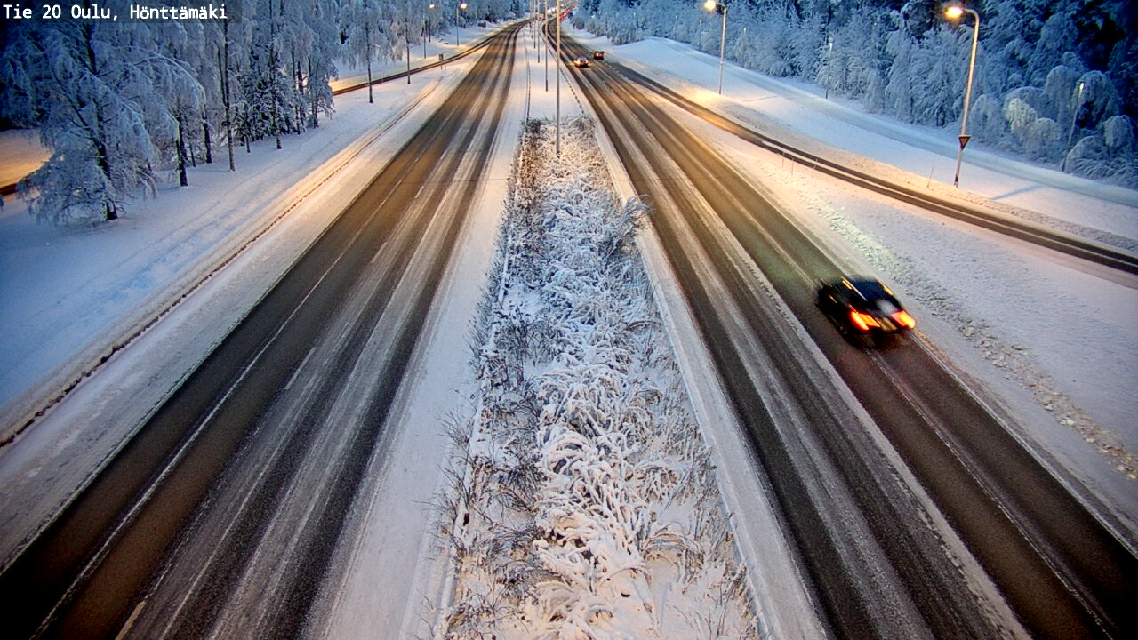Kelikamerat Kuva Tie 20 Oulu, Hönttämäki, Oulu, Pohjois-Pohjanmaa