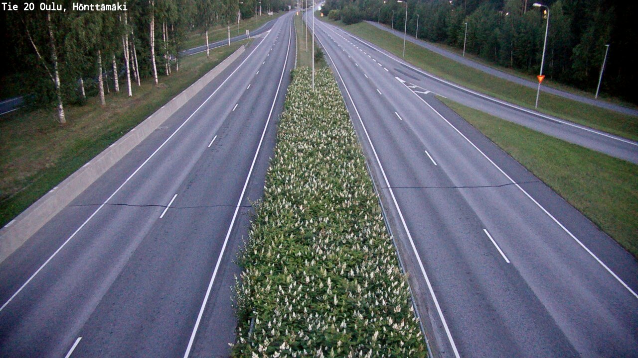 Kelikamerat Kuva Tie 20 Oulu, Hönttämäki, Oulu, Pohjois-Pohjanmaa