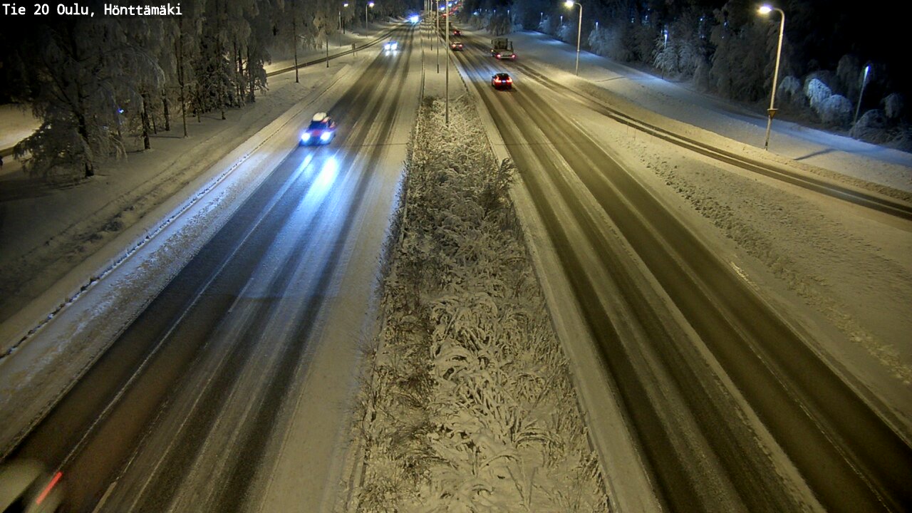 Kelikamerat Kuva Tie 20 Oulu, Hönttämäki, Oulu, Pohjois-Pohjanmaa