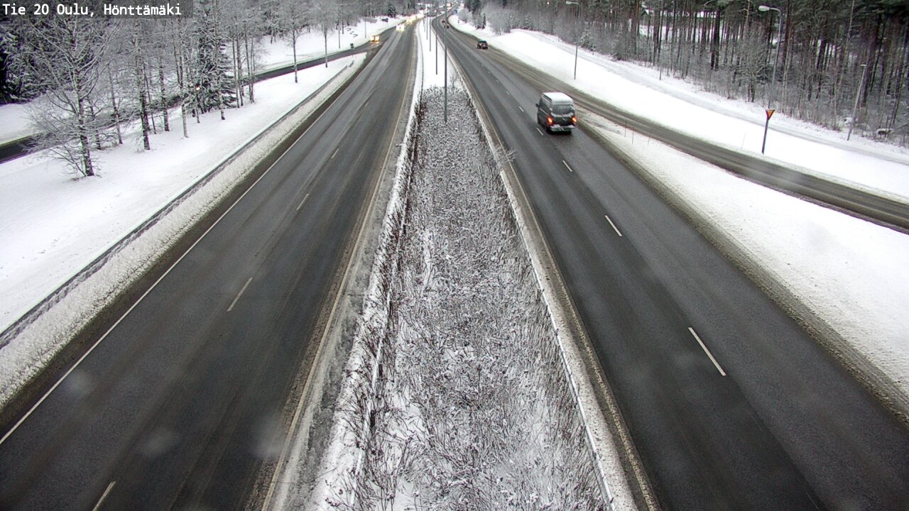 Weather Camera Image Väg 20 Oleåborg, Hönttämäki, Oulu, Pohjois-Pohjanmaa