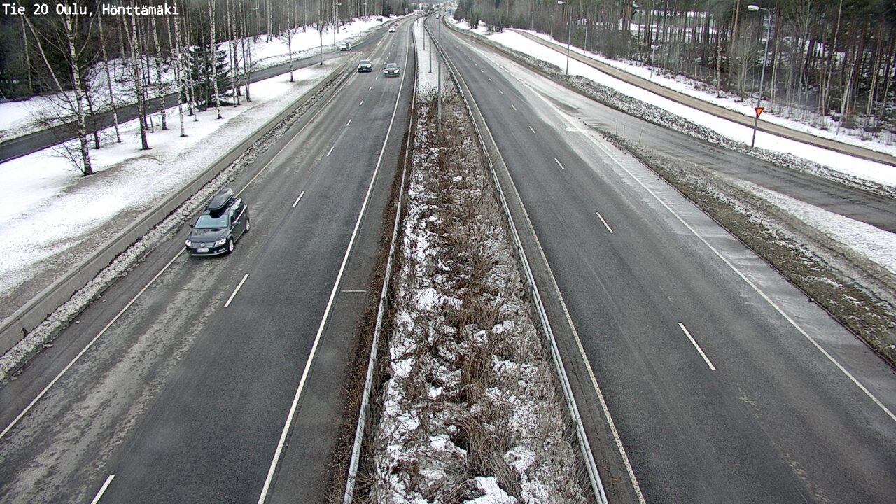 Weather Camera Image Väg 20 Oleåborg, Hönttämäki, Oulu, Pohjois-Pohjanmaa