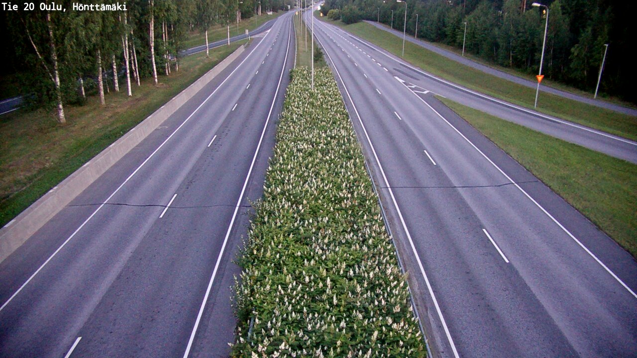 Kelikamerat Kuva Tie 20 Oulu, Hönttämäki, Oulu, Pohjois-Pohjanmaa