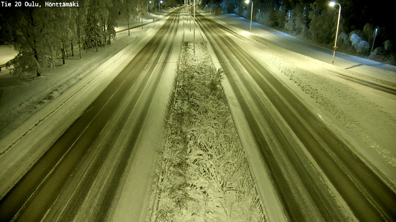 Kelikamerat Kuva Tie 20 Oulu, Hönttämäki, Oulu, Pohjois-Pohjanmaa