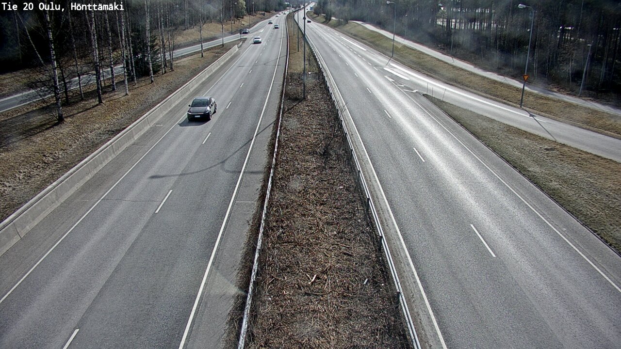 Weather Camera Image Road 20 Oulu, Hönttämäki, Oulu, Pohjois-Pohjanmaa