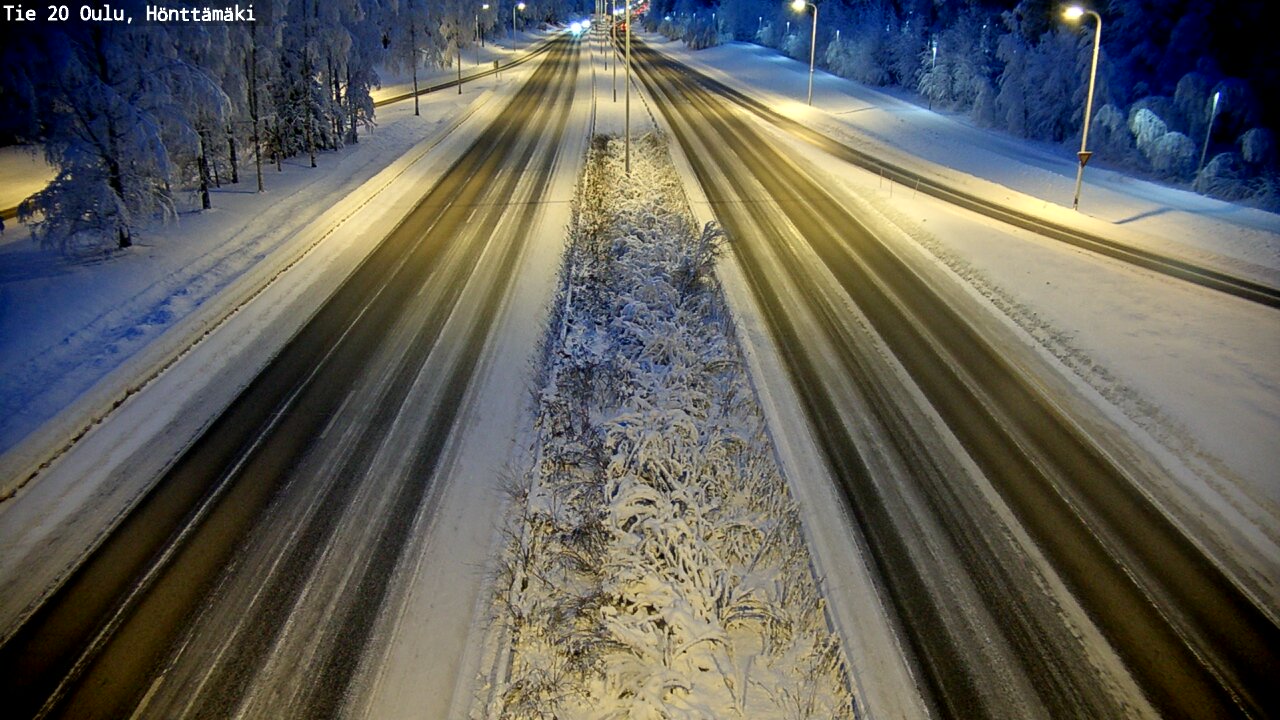 Kelikamerat Kuva Tie 20 Oulu, Hönttämäki, Oulu, Pohjois-Pohjanmaa
