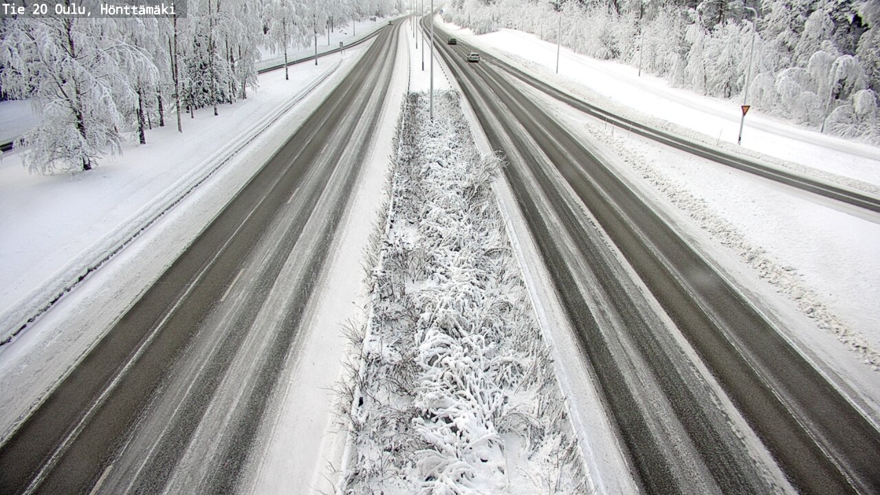 Weather Camera Image Road 20 Oulu, Hönttämäki, Oulu, Pohjois-Pohjanmaa