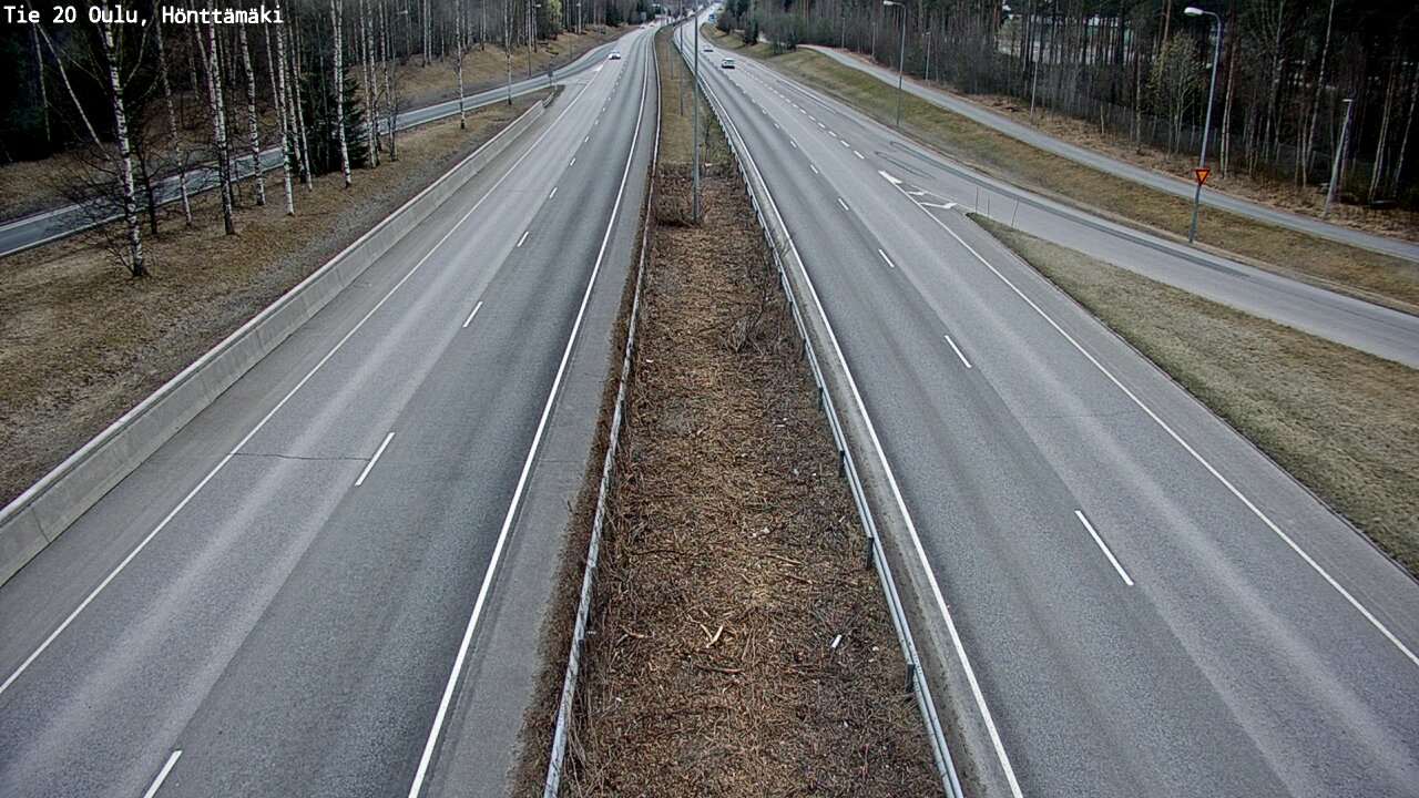 Kelikamerat Kuva Tie 20 Oulu, Hönttämäki, Oulu, Pohjois-Pohjanmaa