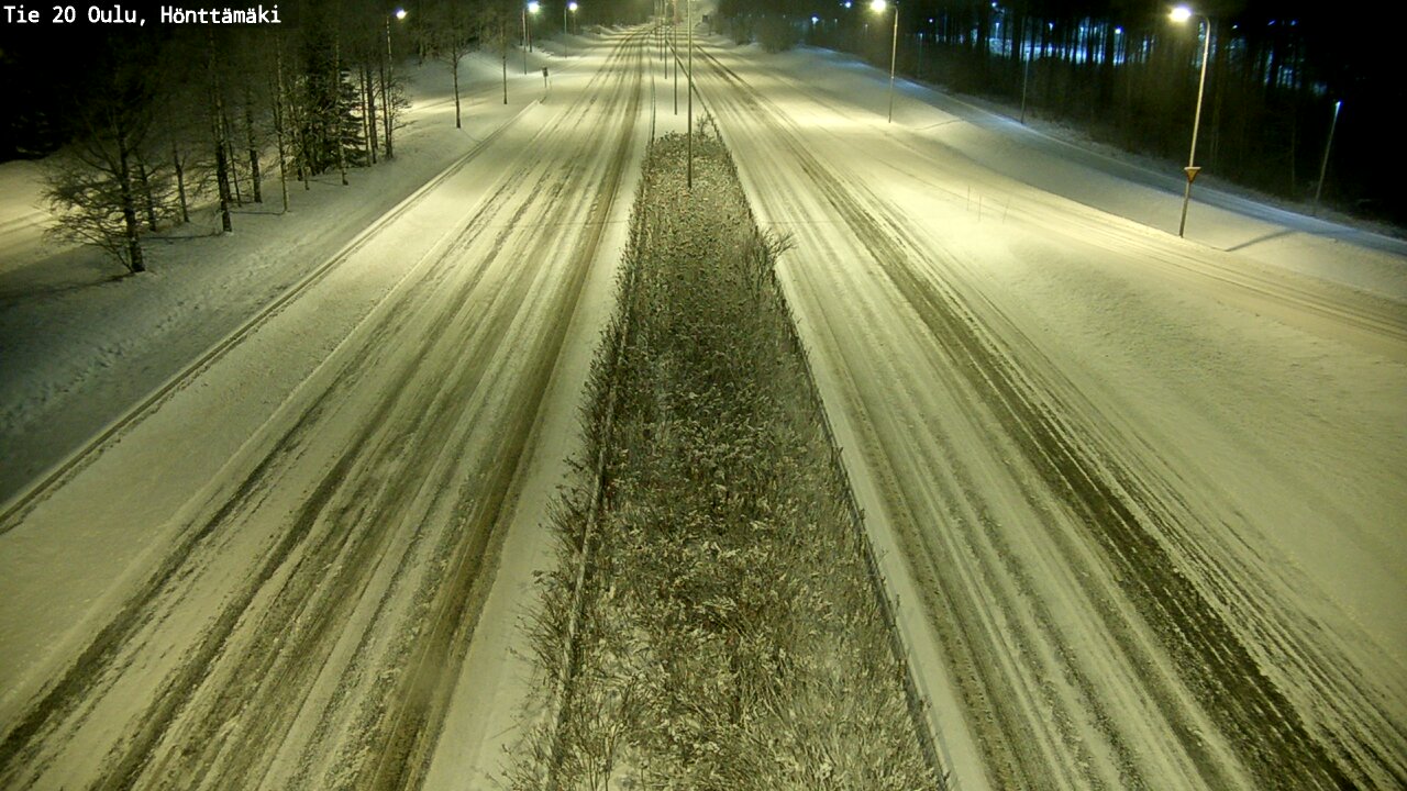 Kelikamerat Kuva Tie 20 Oulu, Hönttämäki, Oulu, Pohjois-Pohjanmaa