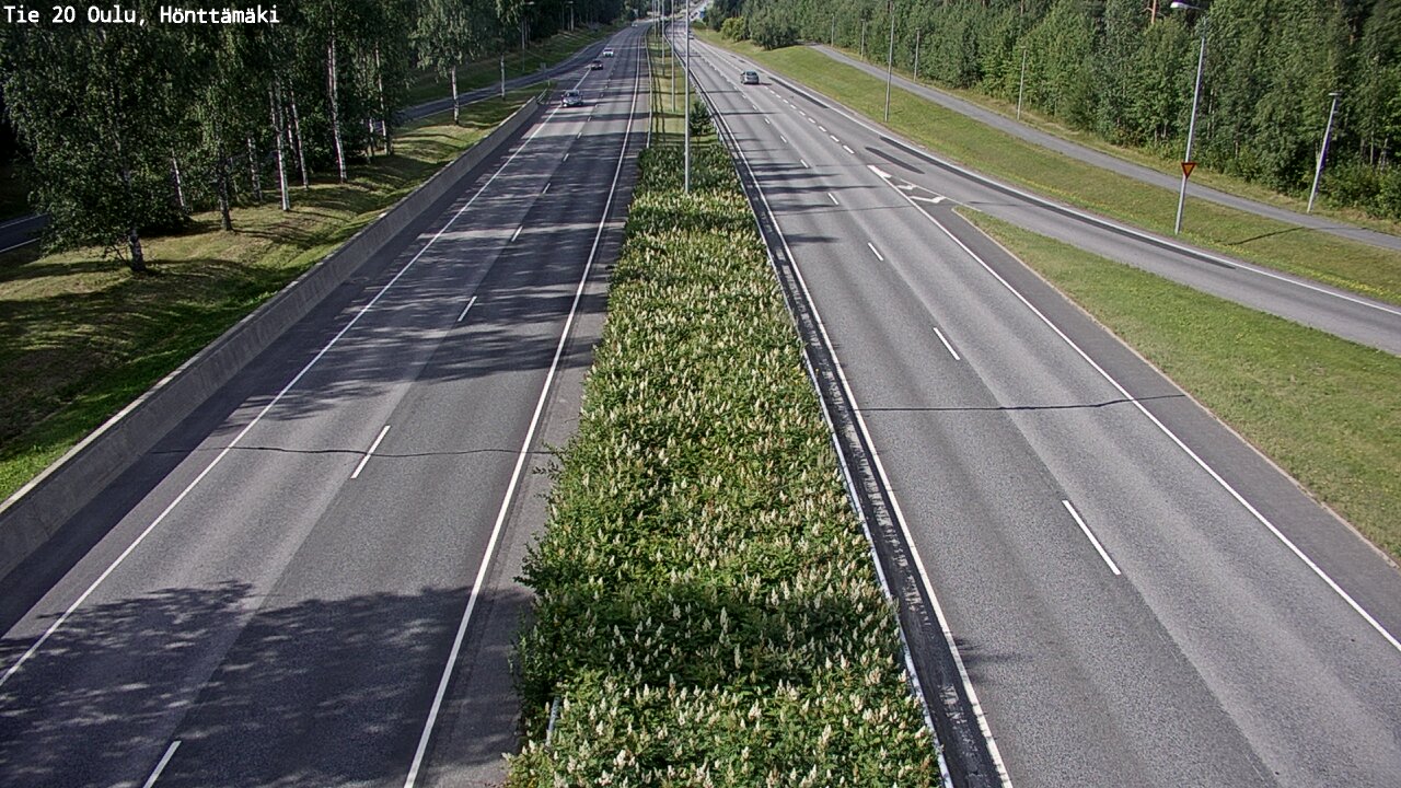 Weather Camera Image Väg 20 Oleåborg, Hönttämäki, Oulu, Pohjois-Pohjanmaa