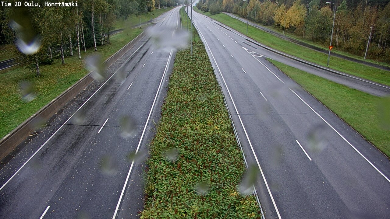 Weather Camera Image Road 20 Oulu, Hönttämäki, Oulu, Pohjois-Pohjanmaa
