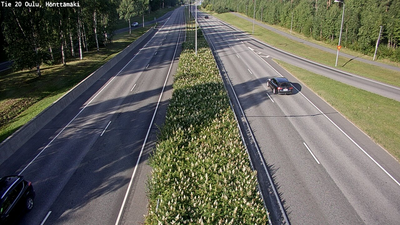 Weather Camera Image Väg 20 Oleåborg, Hönttämäki, Oulu, Pohjois-Pohjanmaa