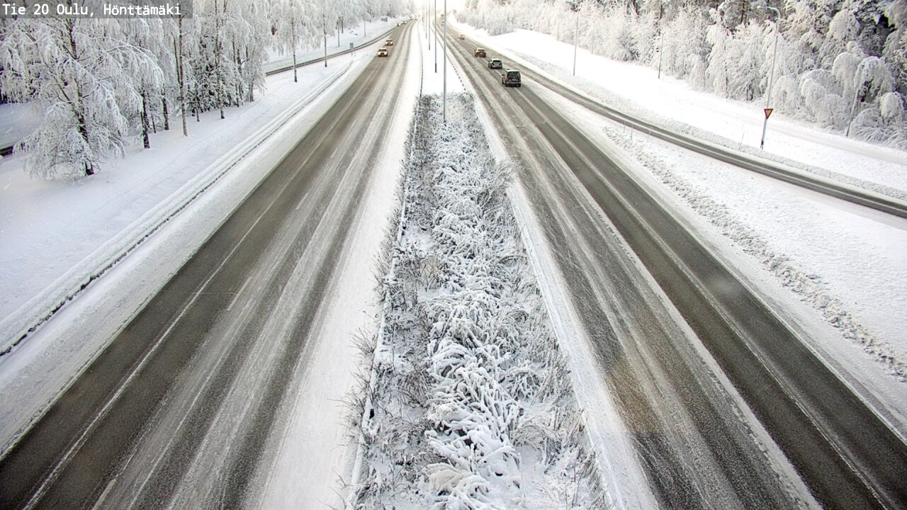 Weather Camera Image Road 20 Oulu, Hönttämäki, Oulu, Pohjois-Pohjanmaa