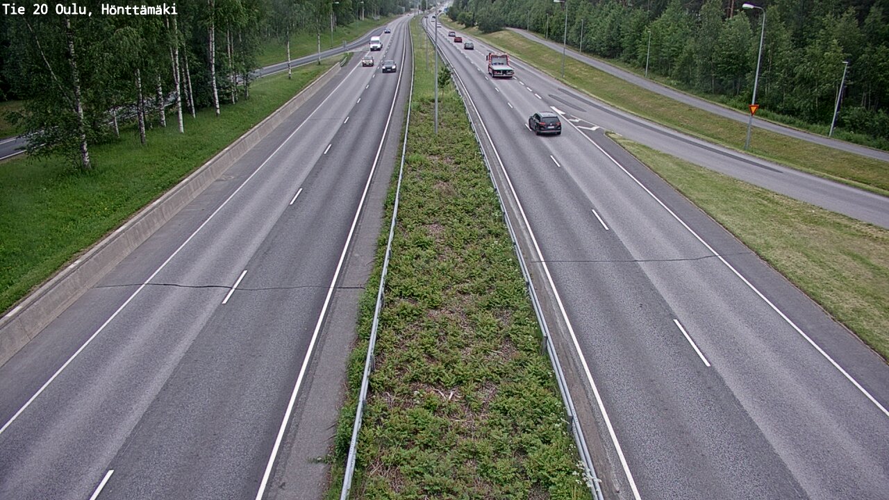 Kelikamerat Kuva Tie 20 Oulu, Hönttämäki, Oulu, Pohjois-Pohjanmaa