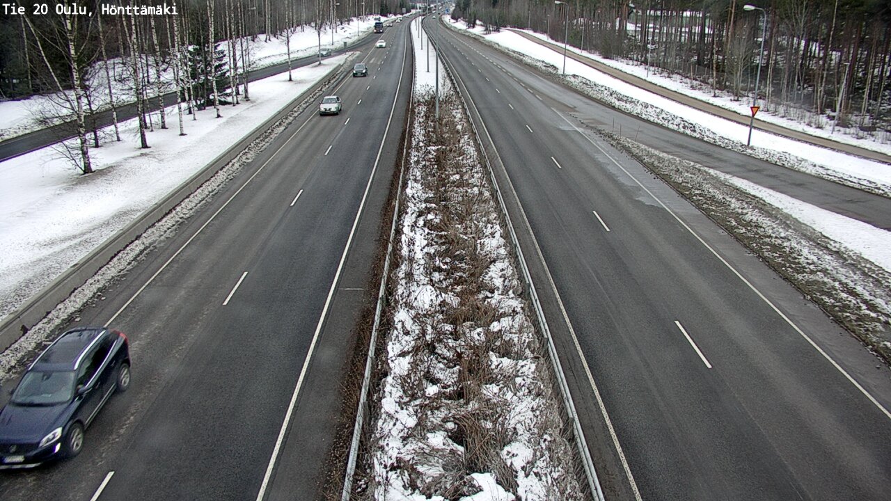 Weather Camera Image Väg 20 Oleåborg, Hönttämäki, Oulu, Pohjois-Pohjanmaa