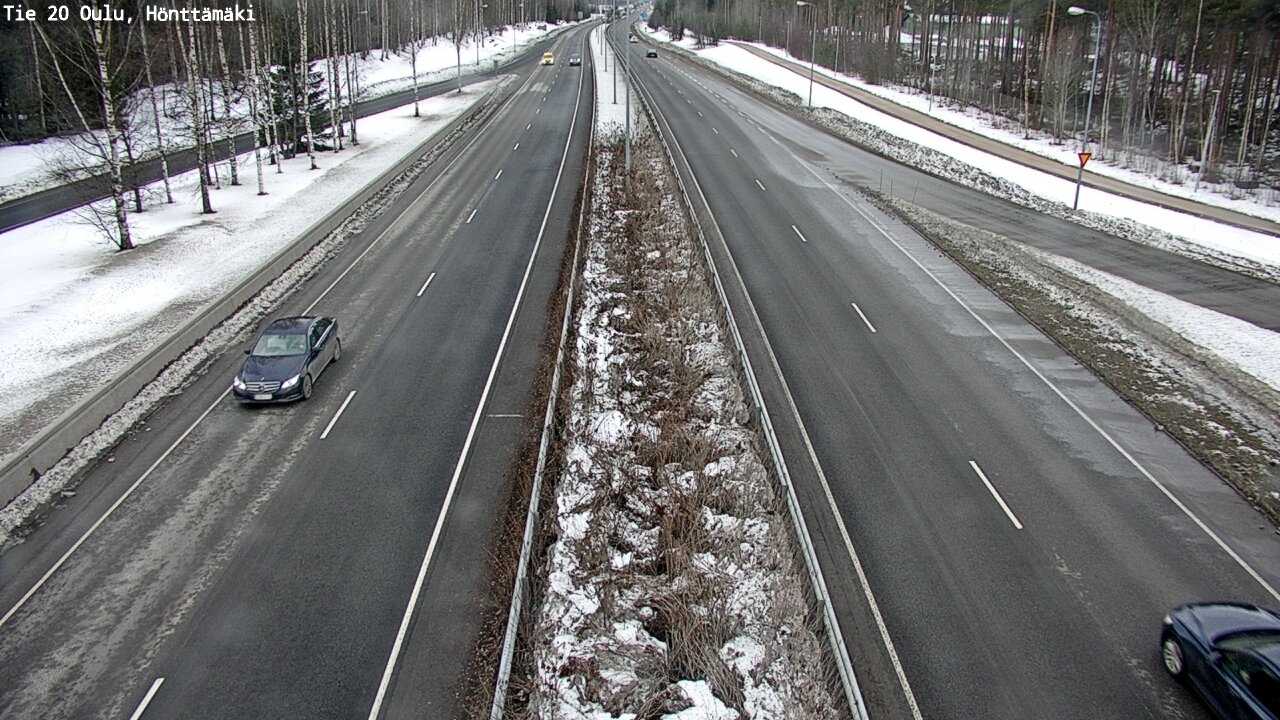 Weather Camera Image Väg 20 Oleåborg, Hönttämäki, Oulu, Pohjois-Pohjanmaa