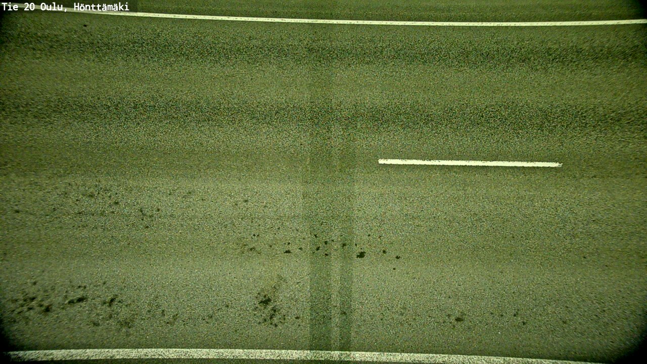 Weather Camera Image Väg 20 Oleåborg, Hönttämäki, Oulu, Pohjois-Pohjanmaa