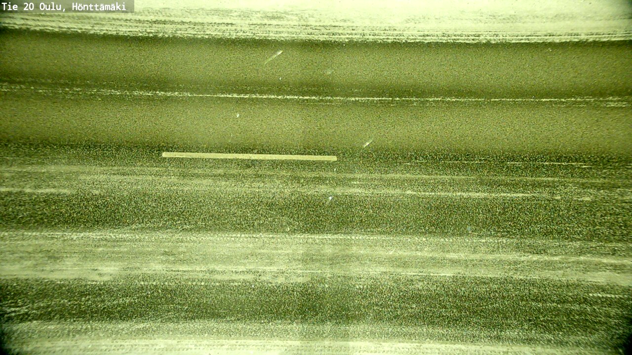 Weather Camera Image Road 20 Oulu, Hönttämäki, Oulu, Pohjois-Pohjanmaa