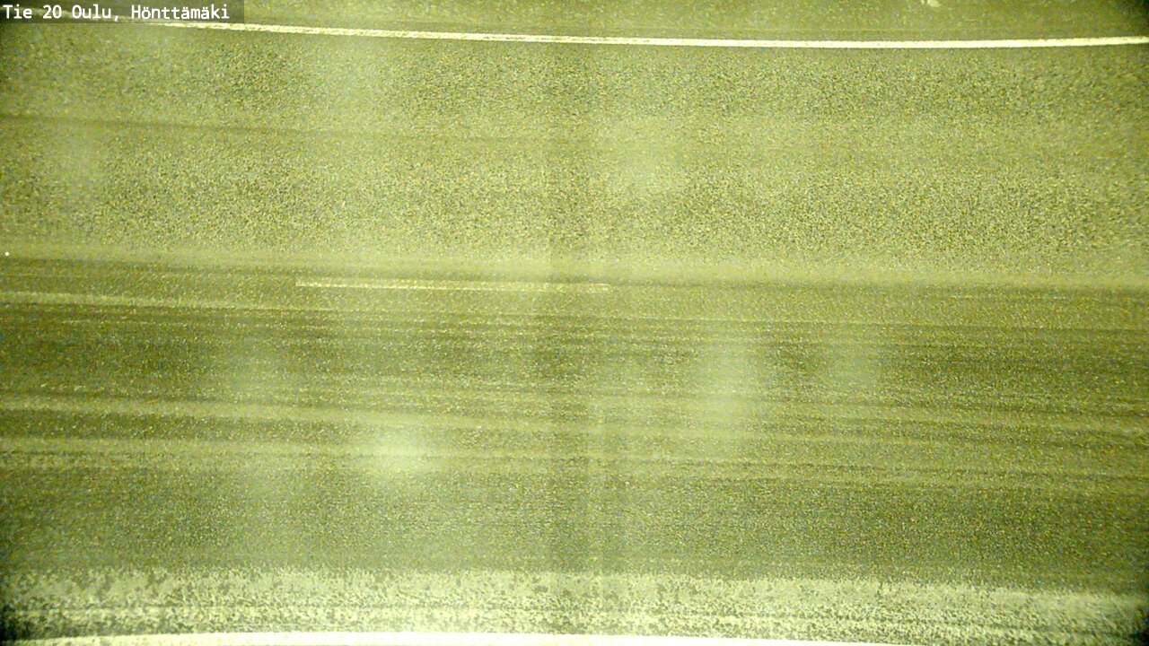 Weather Camera Image Road 20 Oulu, Hönttämäki, Oulu, Pohjois-Pohjanmaa