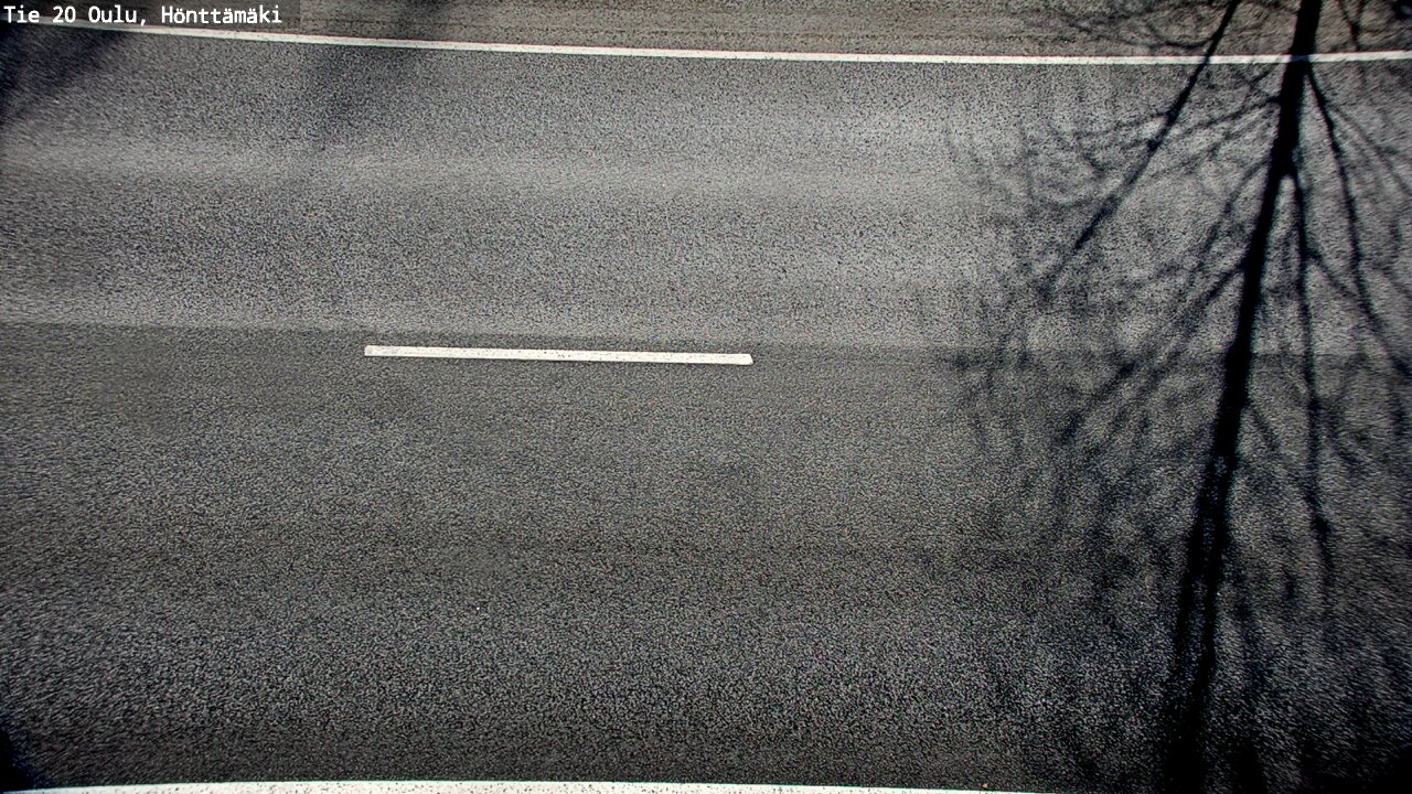 Weather Camera Image Road 20 Oulu, Hönttämäki, Oulu, Pohjois-Pohjanmaa