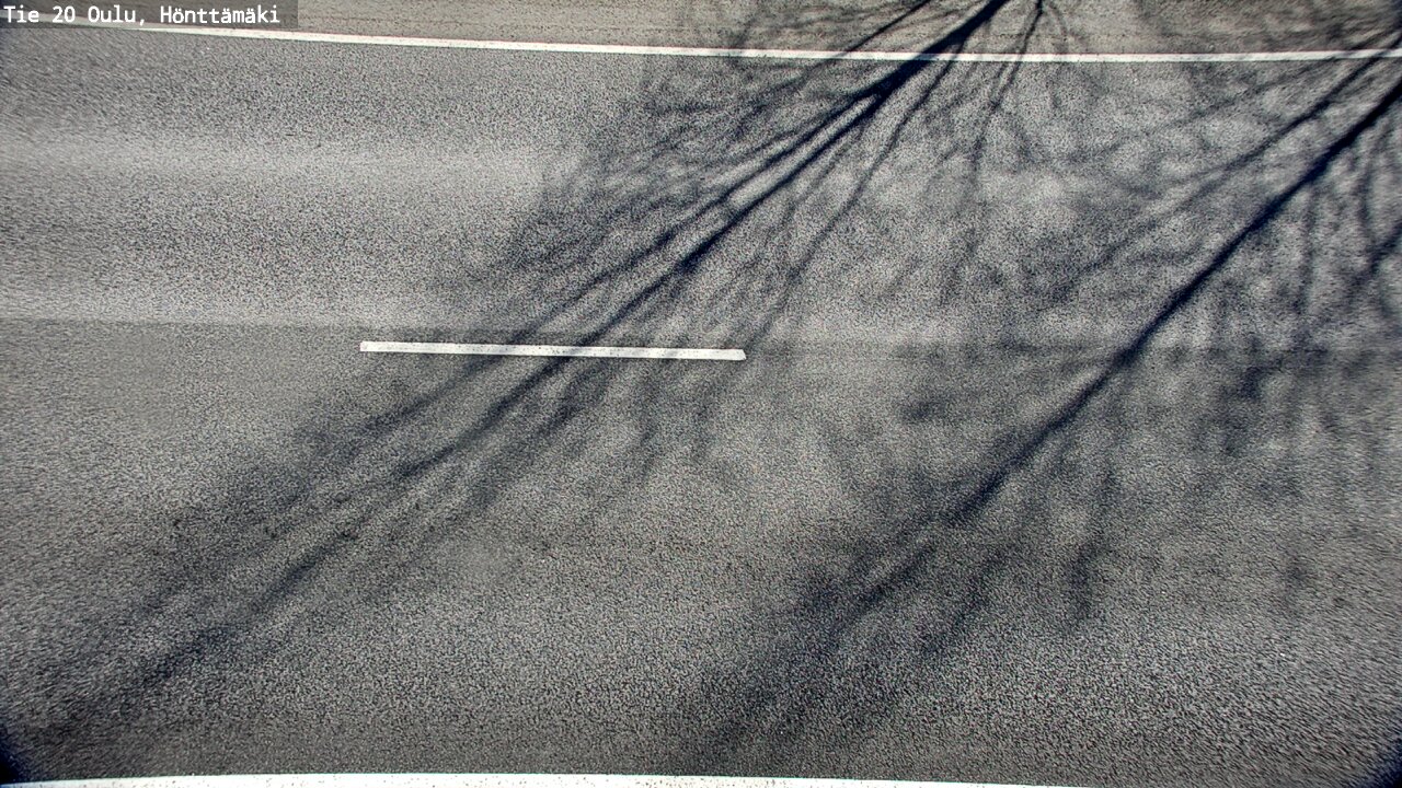 Weather Camera Image Road 20 Oulu, Hönttämäki, Oulu, Pohjois-Pohjanmaa