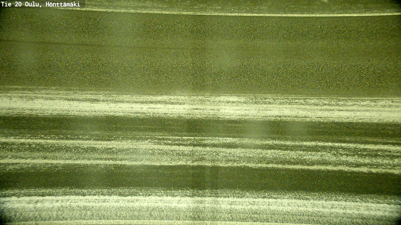 Weather Camera Image Road 20 Oulu, Hönttämäki, Oulu, Pohjois-Pohjanmaa