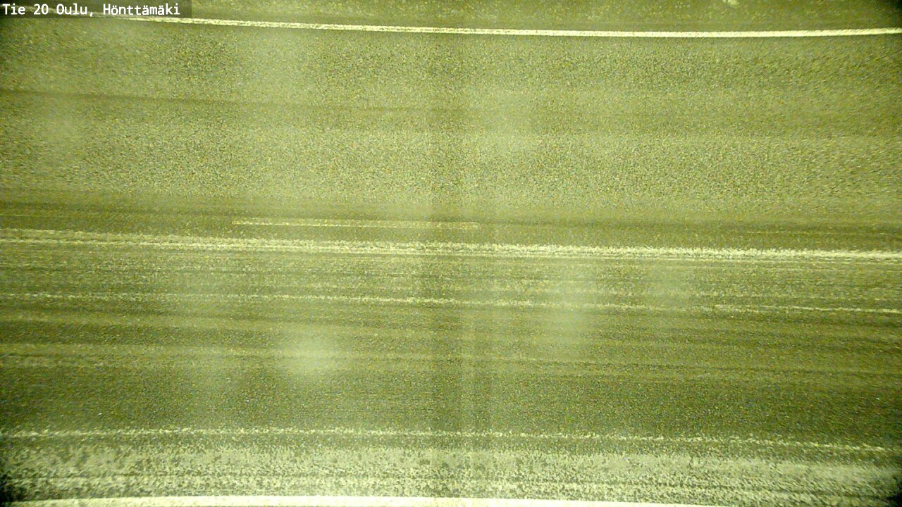 Weather Camera Image Road 20 Oulu, Hönttämäki, Oulu, Pohjois-Pohjanmaa
