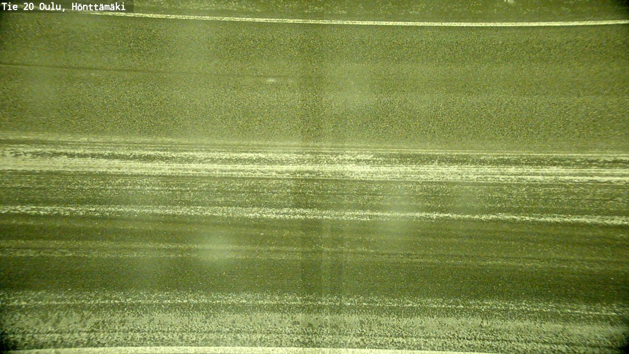 Weather Camera Image Road 20 Oulu, Hönttämäki, Oulu, Pohjois-Pohjanmaa